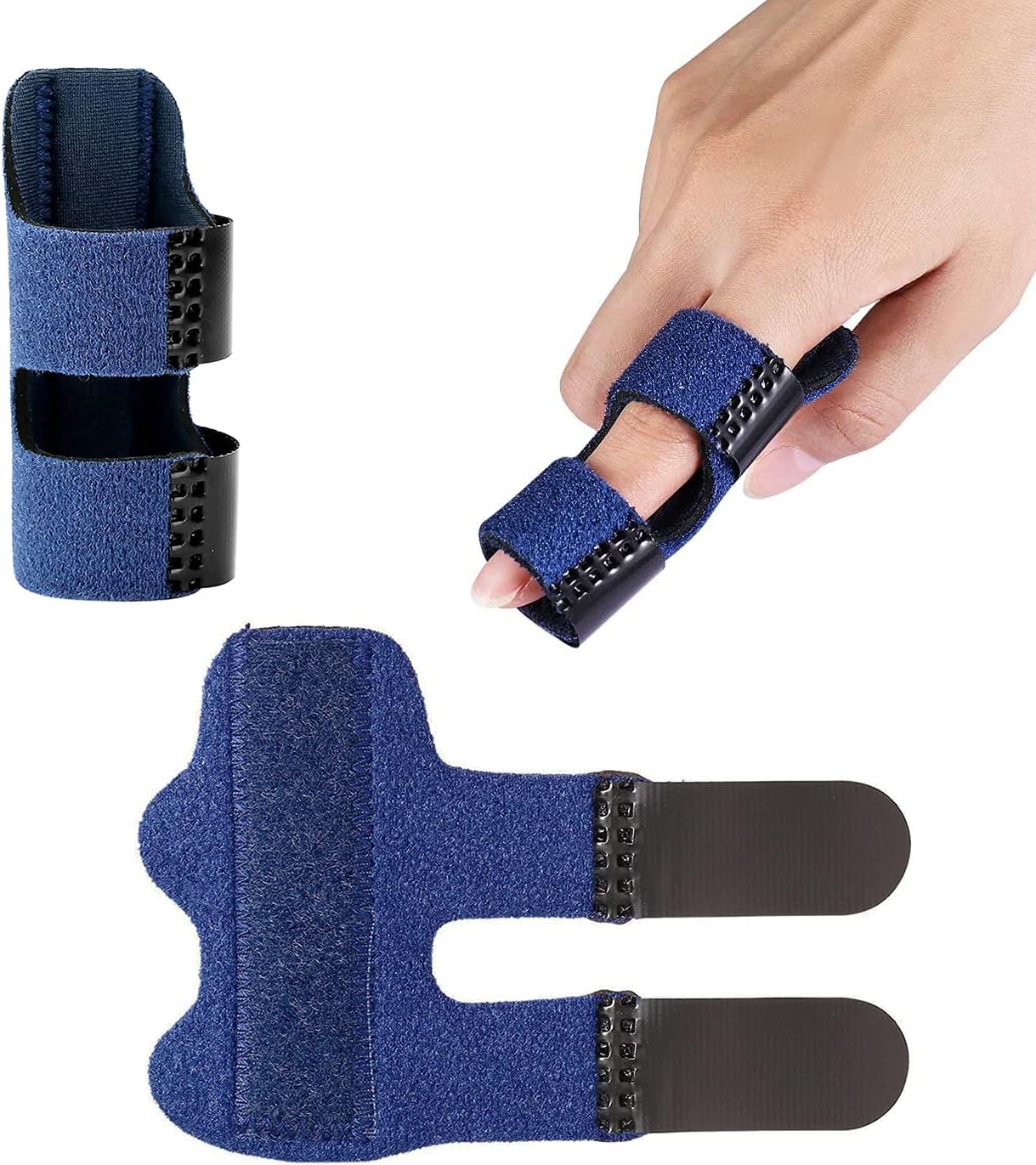 Finger Splint,2 Pcs Trigger Finger Splints Finger Straightener Finger Stabilizer Protectors