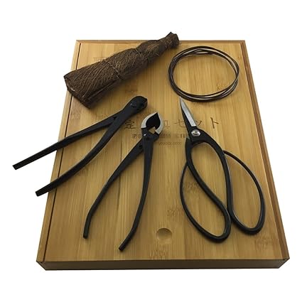 BonsaiOutlet Tinyroots 5 Piece Carbon Steel Pruning Kit
