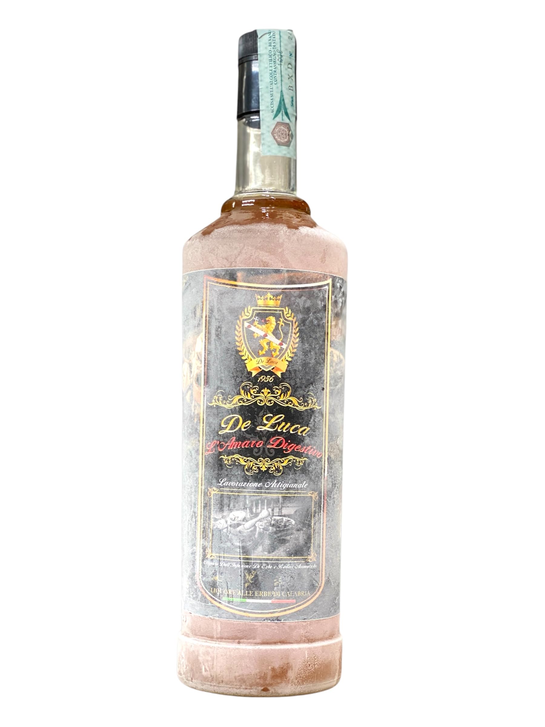 Amaro De Luca,Ottenuto Dall'Infusione Di Erbe e Radici Aromatiche Calabresi,Ogni Sorso Di Amaro De Luca é Un Viaggio Sensoriale Che Attraversa Le Montagne e il Mare Della Calabria, 28% Vol. 1 Litro