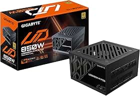 GIGABYTE Fonte de alimentação totalmente modular (GP-UD850GM-A PG5) 80 Plus Gold Certified - PCie 5.0 e ATX 3.1