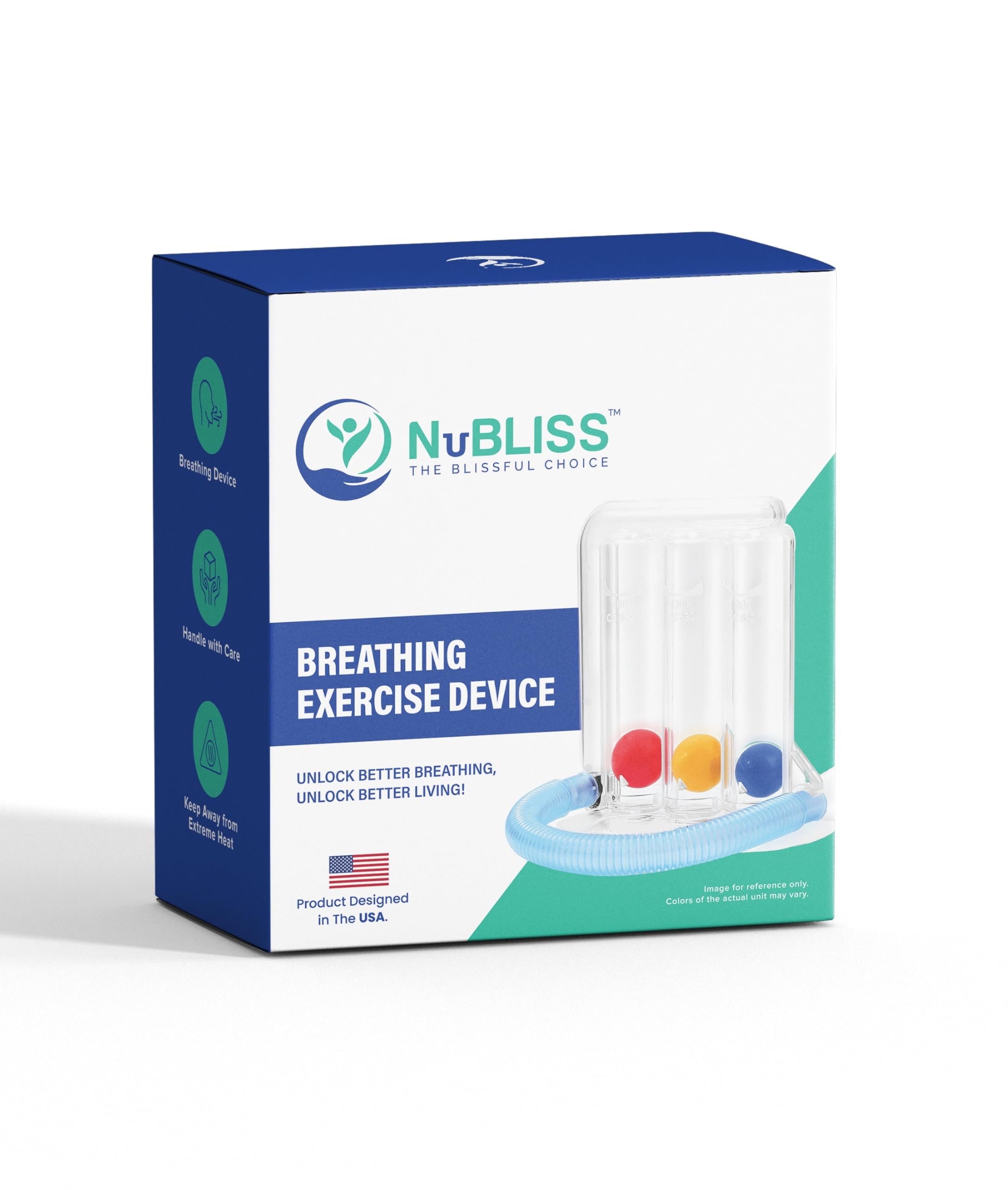 Nubliss Trener Vitality z regulowanymi ustawieniami oporu dla lepszej kontroli, siły i wytrzymałości, trener ćwiczeń, łatwy do czyszczenia, 2,0