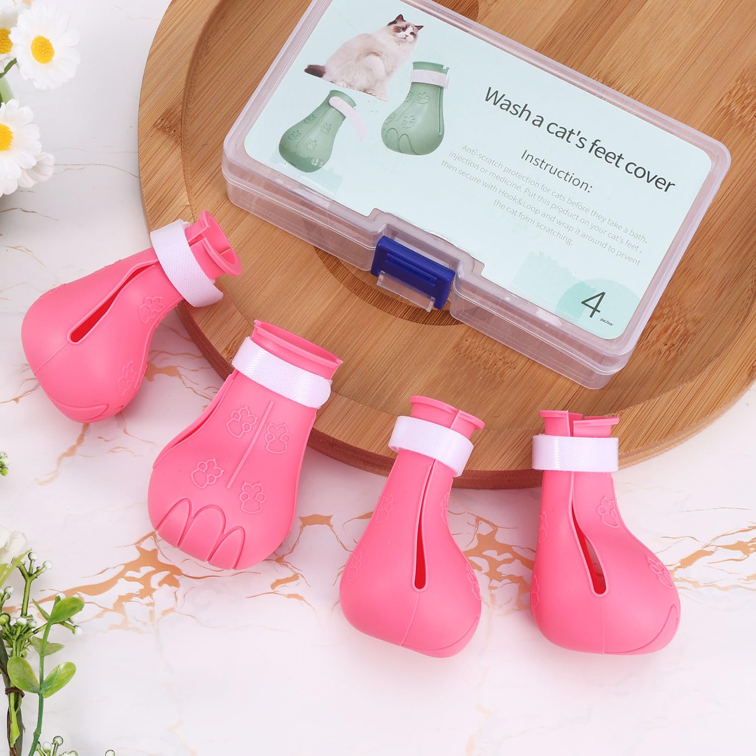 Gosknor 4pcs Cat Feet Covers - Image 3