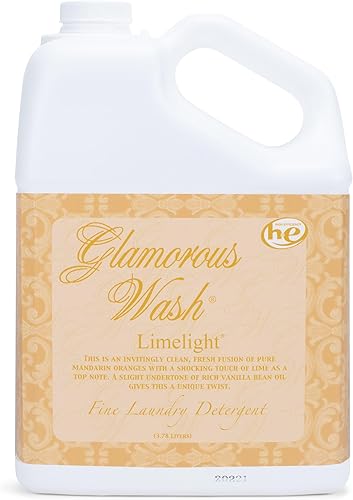 Tyler Candle Company Limelight Glamorous Wash - Detergente fino para ropa (128 onzas, 133.55 oz)