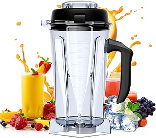 for Vitamix Blender Pitcher 64oz, Replace 5200 5300 6500 7500 Pro200 500 Vita-Prep vm0101 vm0102 E310 320 etc, Perfect Fit...