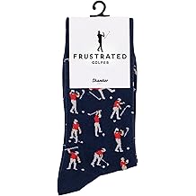 Shanker Golf Socks - Funny Angry Golfer Socks - Funny Golf Gift for Men - 1 Pair per Pack - Size 10-13