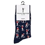 Shanker Golf Socks - Funny Angry Golfer Socks - Funny Golf Gift for Men - 1 Pair per Pack - Size 10-13