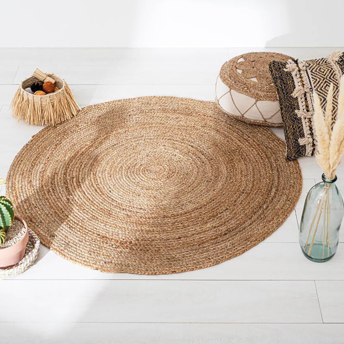 Atmosphera - Tapis en Jute D120 cm