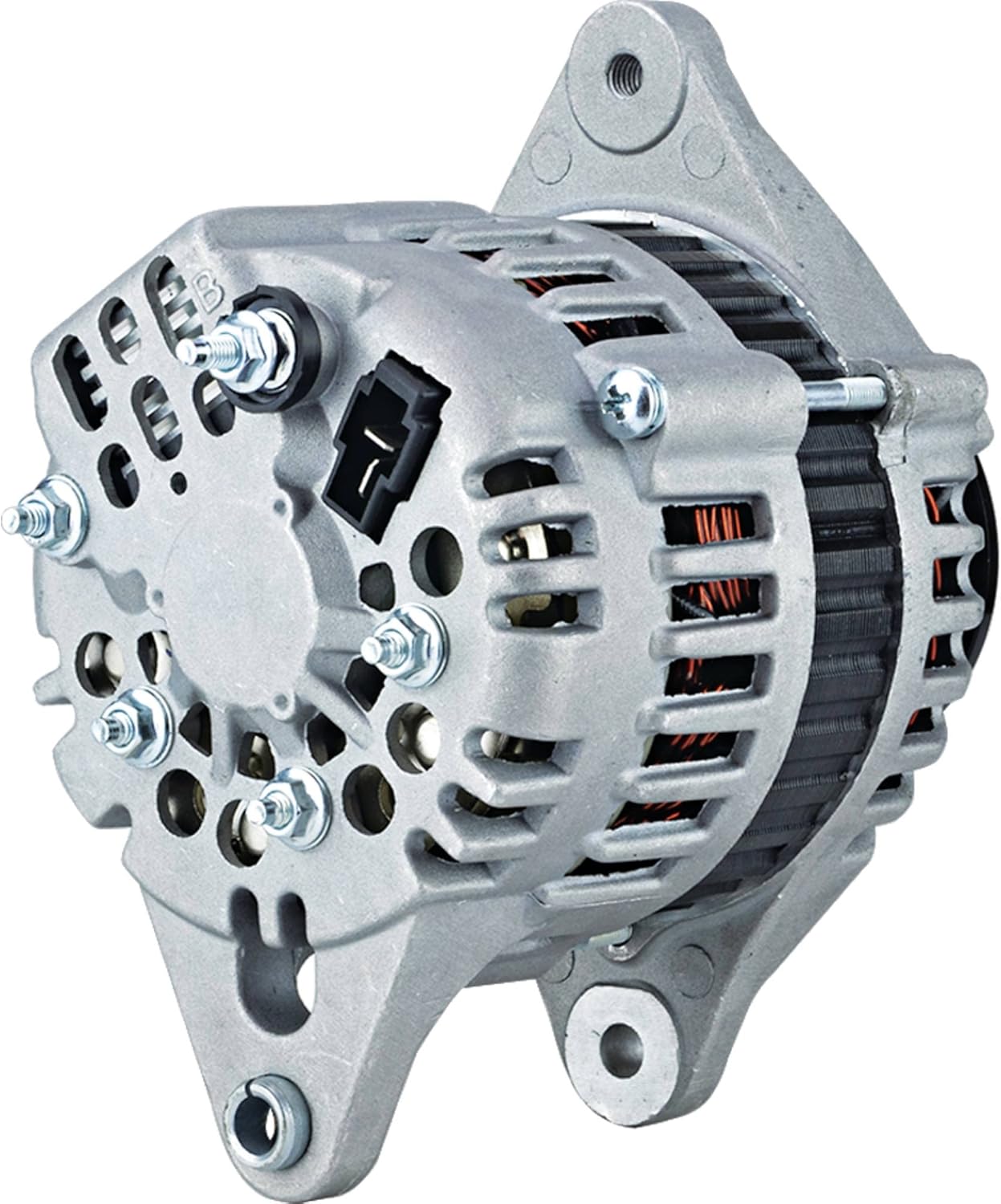 DB Electrical ROTA0200 Alternator Compatible with/Replacement for 0.0625 Clock 45 amp Internal Fan Type Internal Regulator 12V Hyster Various 8-97088-707-0, LR145-710, 1361137, 3068341, 20945