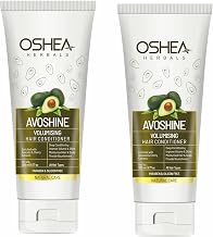 Oshea Herbals Avoshine Volumizing Hair Conditioner | Deep Conditioning for Improved Volume & Shine | Enriched with Avocado & Cherry Extract | Paraben & Silicone Free (Pack of 2)