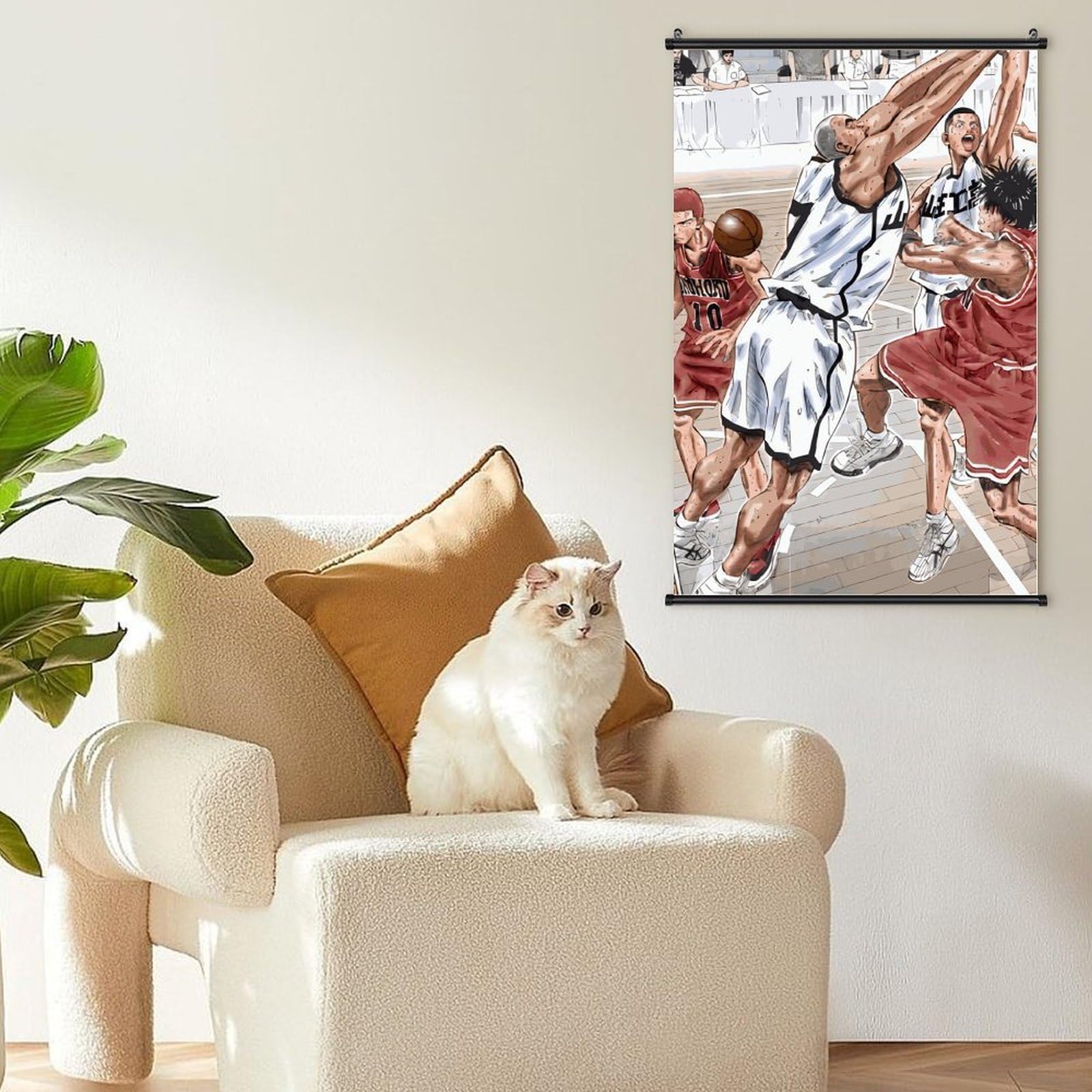 Amazon.co.jp: スラムダンク ポスター掛け 壁飾り 人気 掛け軸 アニメ