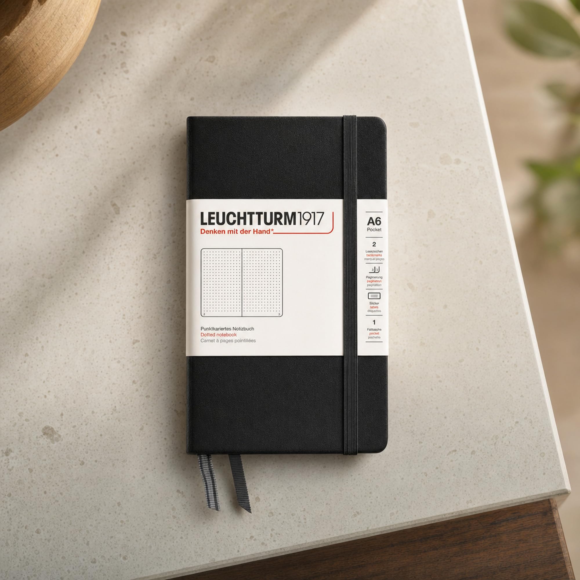 Amazon.com : LEUCHTTURM1917 - Notebook Hardcover Pocket A6-187