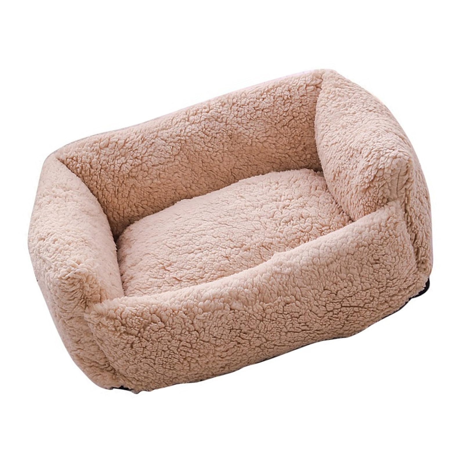 Nid en peluche lavable en machine avec base fixe stable