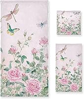 Vista 36 de Aztec Pattern5 - Juego de toallas decorativas para baño, juego de toallas de baño de microfibra absorbente, toallas de playa elegantes