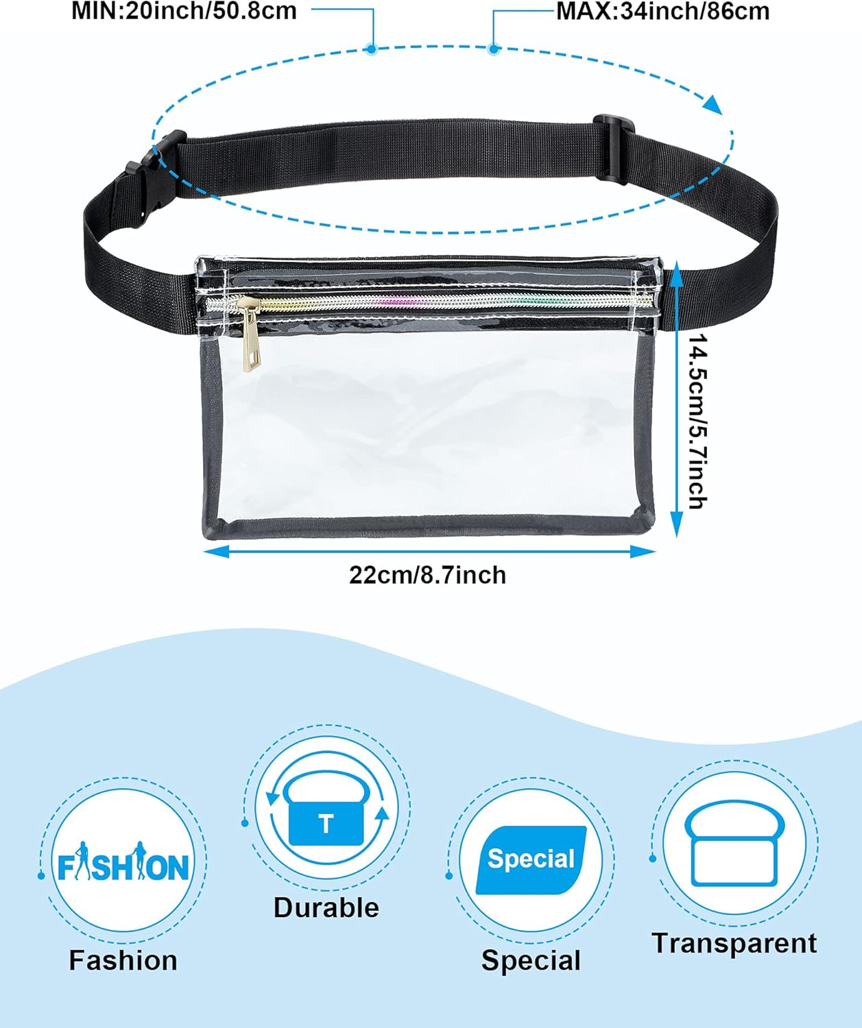 one pocket fanny pack