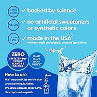 Vista 4 de Hydrant - Polvo de hidratación a granel, sin sabor, 50 porciones de polvo de rehidratación de electrolitos de acción rápida - Mezcla de bebida sin