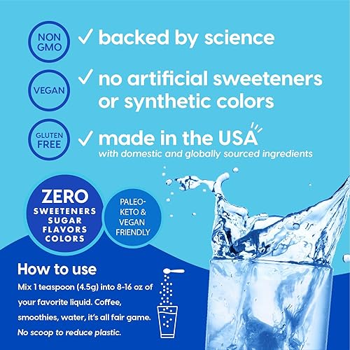 Miniatura 4 de Hydrant - Polvo de hidratación a granel, sin sabor, 50 porciones de polvo de rehidratación de electrolitos de acción rápida - Mezcla de bebida sin