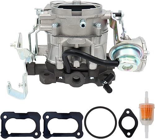 Miniatura 8 de NENKUTEN Carburador de 2 barriles para Rochester 2GC Chevy 5.7L 350 6.6L 400 motores para Chevrolet Small Block C10 C20 C30 1975-1980 Bel Air