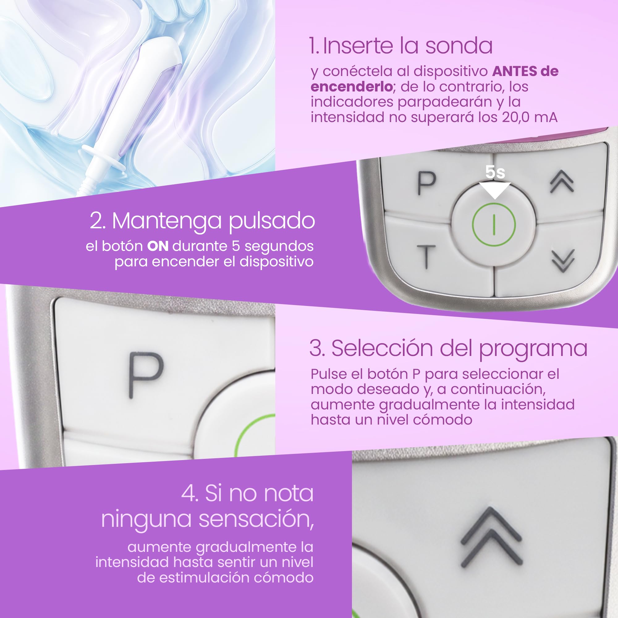 TensCare iTouch Sure – Entrenador de Suelo Pélvico para Mujer, Ejercitador Kegel para Fortalecer y Tonificar el Suelo Pélvico y Tratar la Incontinencia