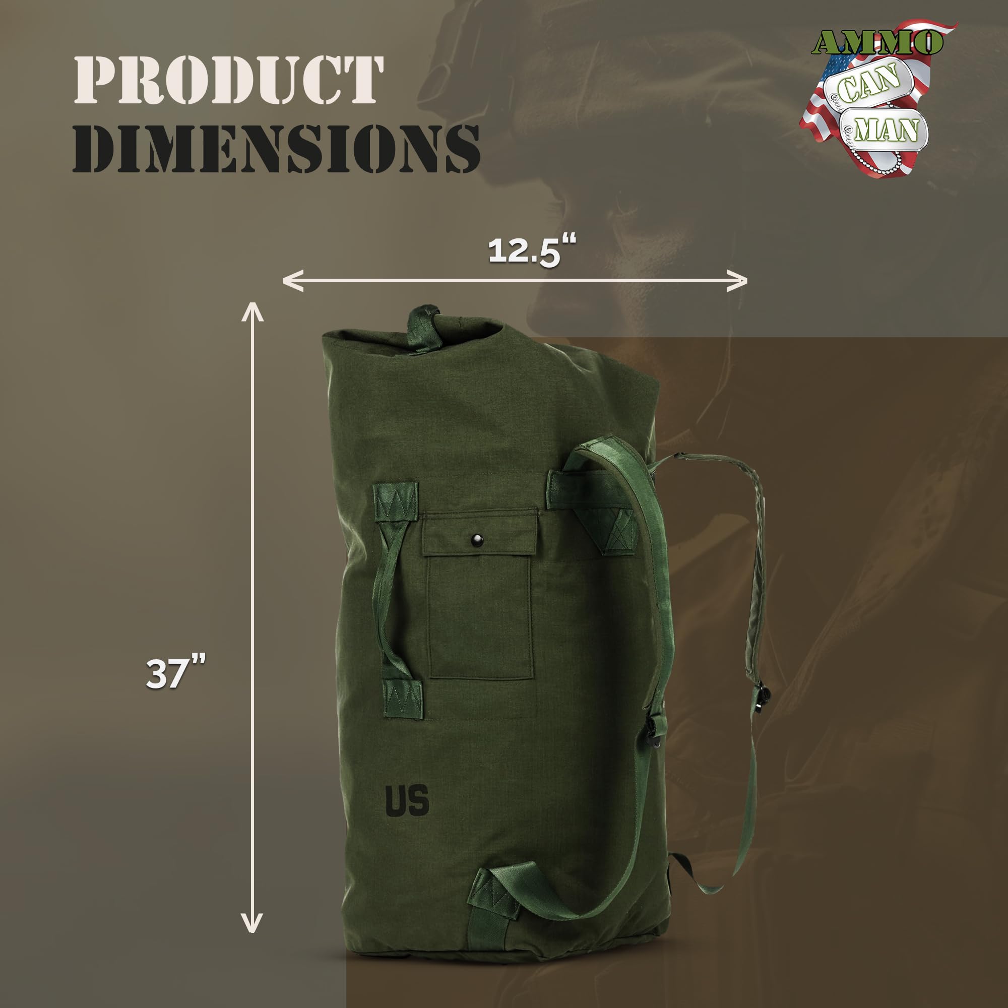 Official US Military Army Navy Surplus Duffle Duffel Bag : Amazon