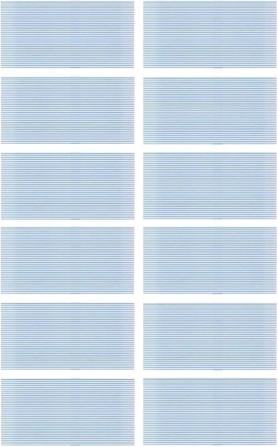 Generic 60x120cm Polycarbonate Greenhouse Panels Transparent Multifunctional Replacement Rainproof Corrugated for Garden Fences, 12Pcs