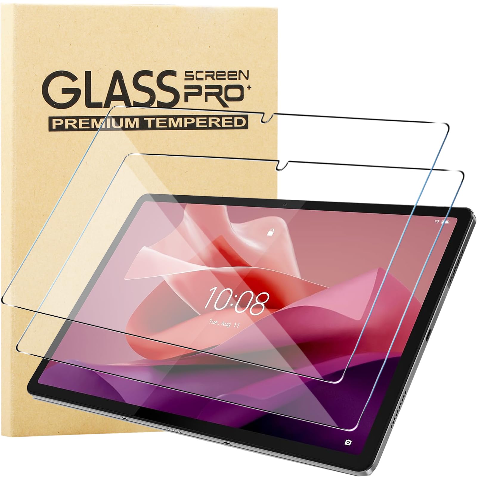 Pellicola In Vetro Temperato Per Lenovo Tab P12 / Idea Tab Pro (12.7'') – 2 Pezzi, Durezza 9H, Anti-impronta, Trasparente