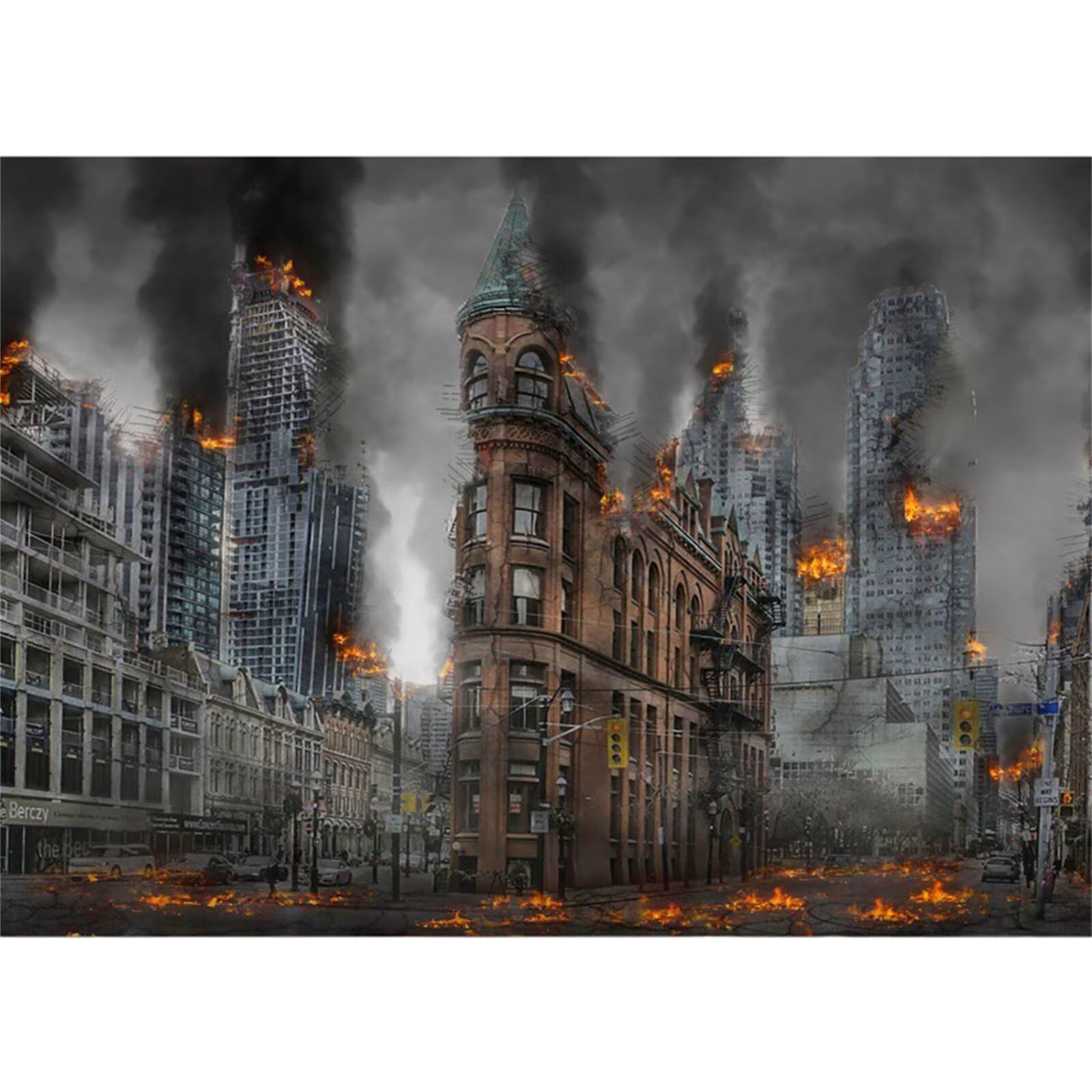 Puzzle 700 sztuk,Puzzle krajobrazy katastrof dla dorosłych,Puzzle dla dorosłych, klasyczne puzzle dla dorosłych kreatywnej rozrywki, wymagające gry