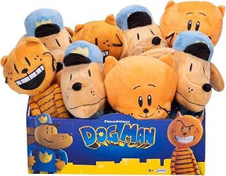 JAKKS Pacific Dog Man Movie Plush, PDQ of 8 Plushies