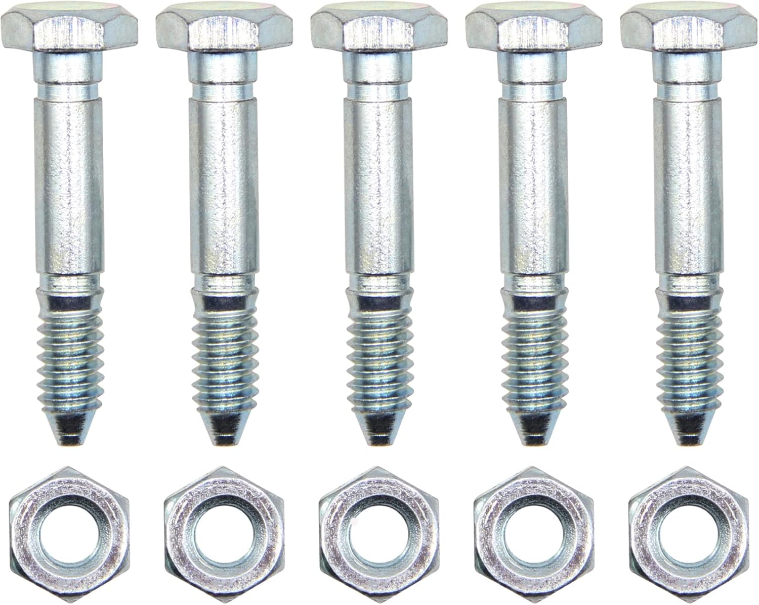 HAKATOP 5 PK 1/4" 53200500 Shear Bolts and Nuts