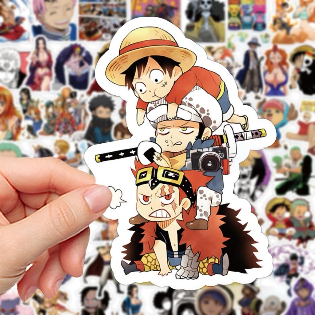 Amazon.co.jp: セット ワンピース ステッカー 海賊王 アニメ