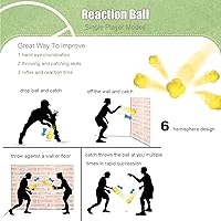 Vista 6 de Escalera de agilidad y velocidad obstaculiza el equipo de entrenamiento de fútbol Taladros de juego de pies Equipo de práctica de portero