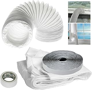 SPARES2GO Zestaw uszczelek do okien + wąż wentylacyjny 2,5 m + taśma do suszenia w suszarce bębnowej lub suszarki