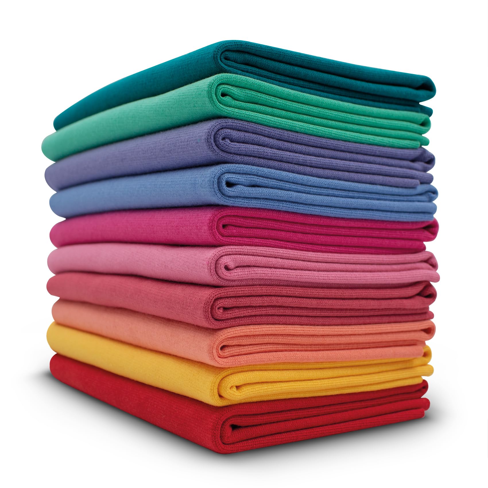 Tissu côtelé coton élasthanne en lot de 10 tubes pour bord-côte