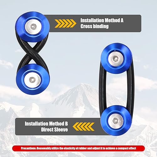 Miniatura 3 de 26 piezas de parachoques de automóvil de liberación rápida, 4 firmware de liberación rápida, 4 tornillos, 4 tuercas, 10 cierres de junta tórica, 4