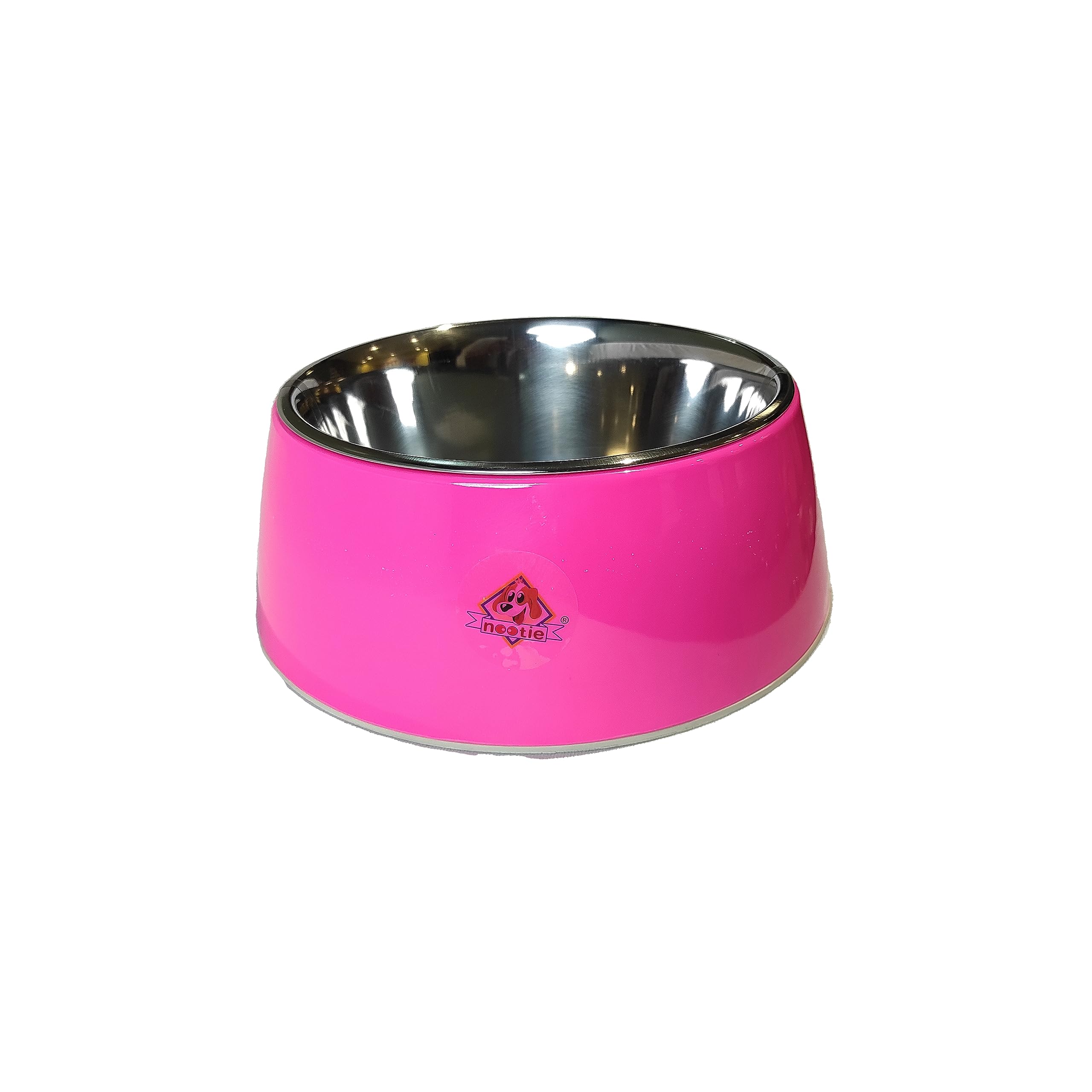 Nootie Stainless Steel Paw & Bone Printed Colored Food & Water Feeder Bowl for Dog & Cat (Large, Pink) (B0CFVV92Z7) Amazon Price History, Amazon Price Tracker