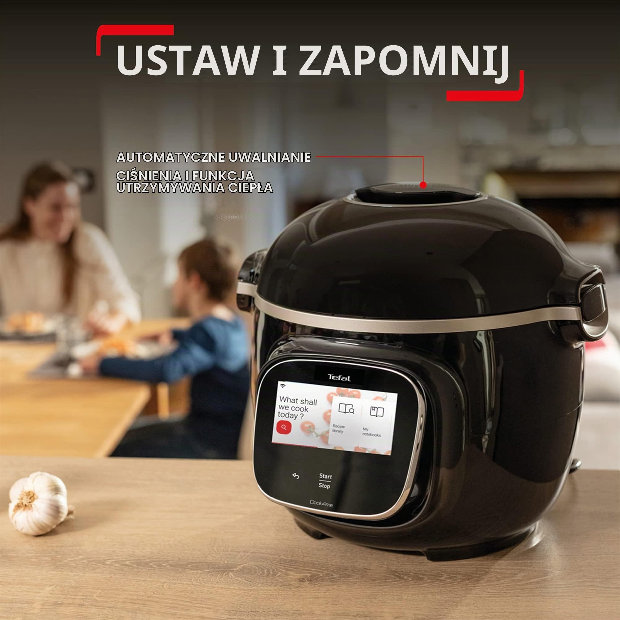 Cook4me　6L Tefal Cook4Me Touch Szybkowar, Czarny, 6l : Amazon.pl: Dom i kuchnia