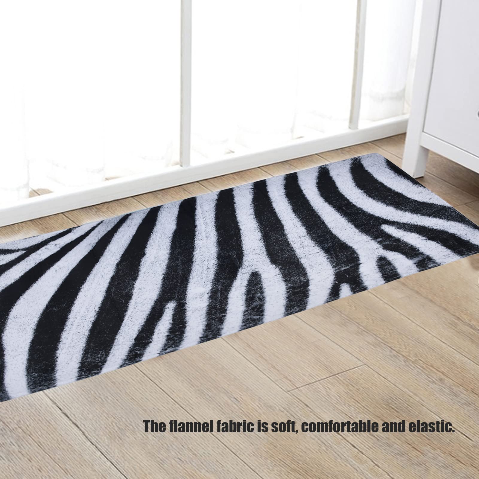 Aramox Alfombra Absorbente para el Hogar, Material de Franela, Alfombra Antideslizante para Cocina y Baño, Diseño Súper Absorbente 70,5 X 23 Pulgadas