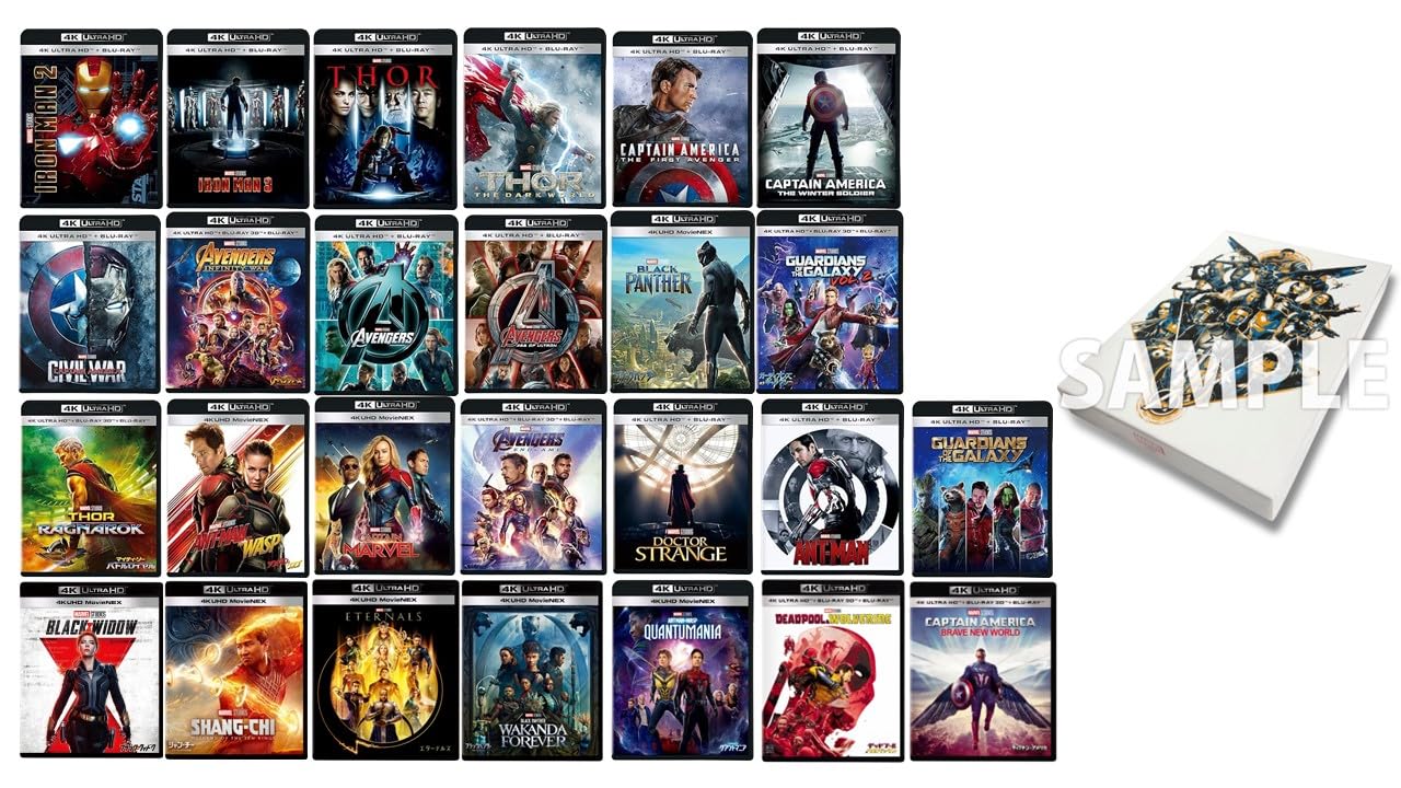 Amazon.co.jp: 【Amazon.co.jp限定】MARVEL 4K UHD 26本セット(MARVEL