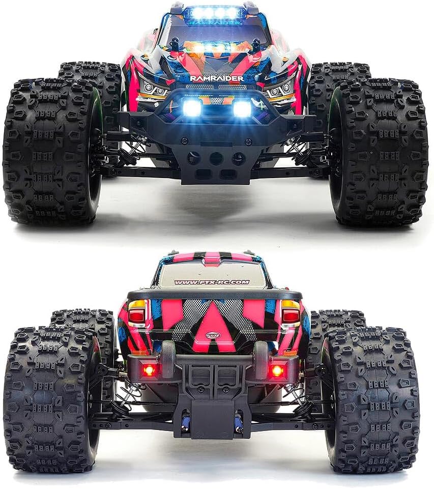 Front and rear view of FTX RAMRAIDER Monster Truck