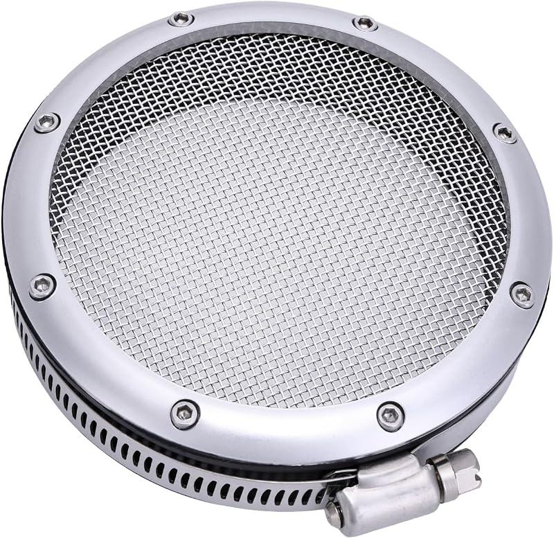 Protetor de entrada do turbo em malha de aço inoxidável 304 Tucool Racing 89 mm – 1 unidade