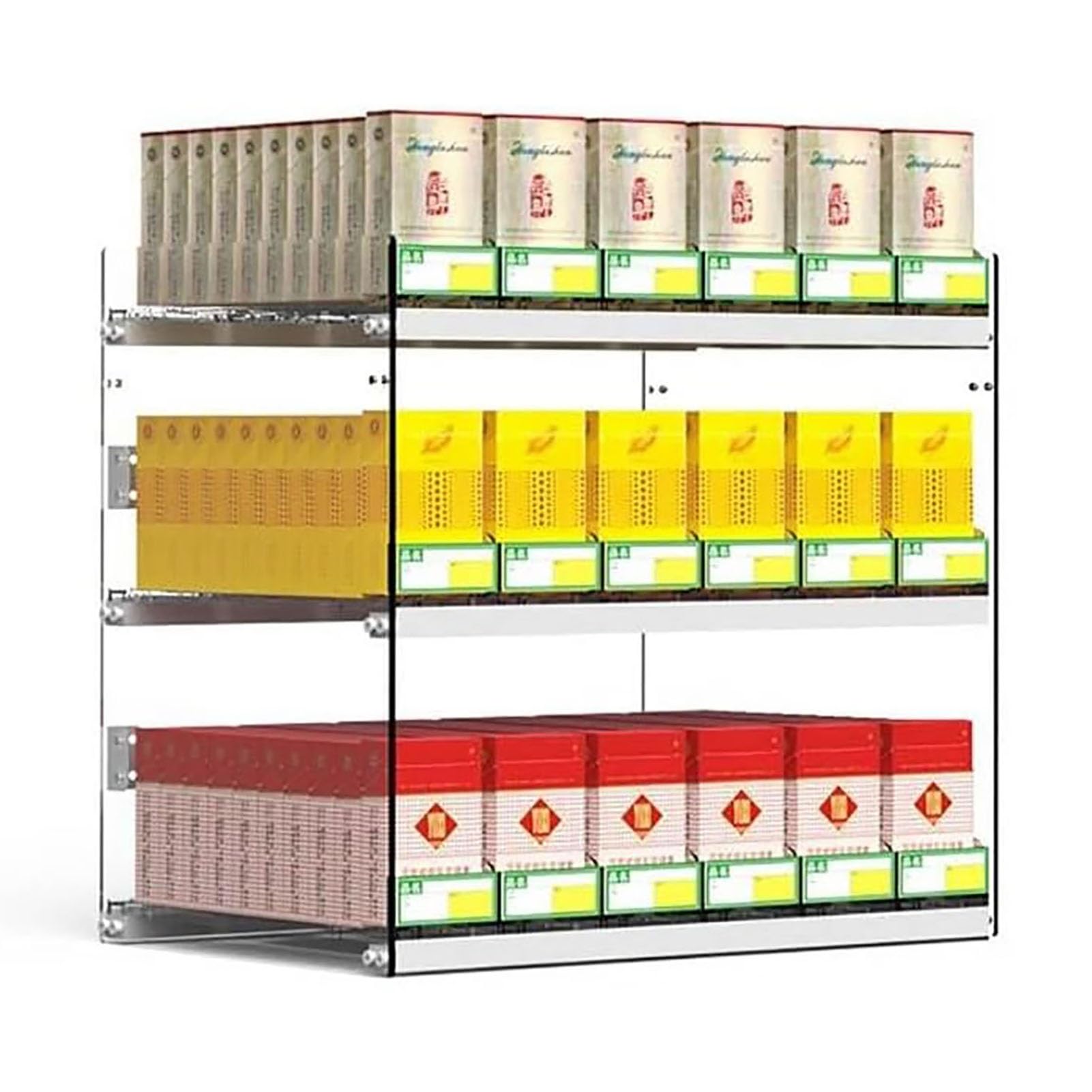 Vitrine transparente portable en acrylique pour booster la visibilité comptoir