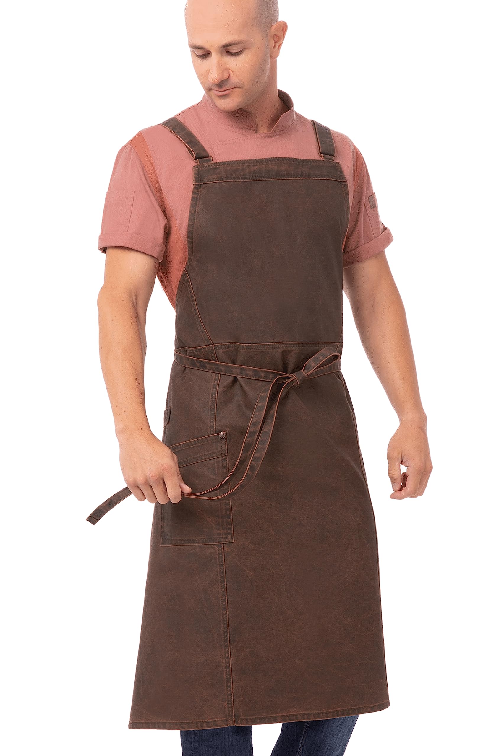 Chef WorksUnisex Denver Chefs Cross-back Bib Work Utility Apron