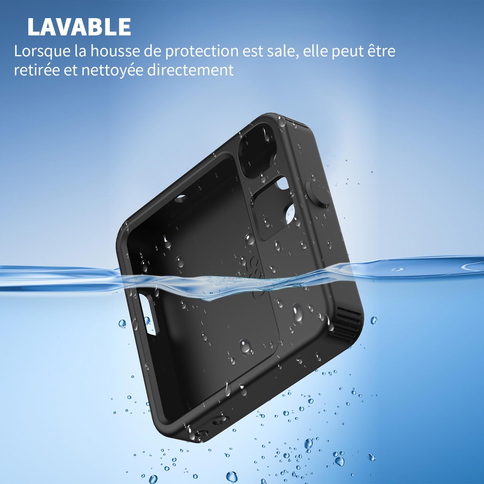 Tbest Étui de protection pour télécommande Coque de protection à