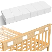 SARDVISA Furniture Wall Protector, EVA Headboard Stoppers, 24 Pack, White
