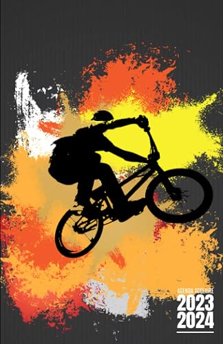 Agenda scolaire 2023 2024: Organiseur Scolaire (Août 2023 / Juillet 2024) Pour Étudiants Collège, Lycée – Planificateur Journalier 1 Jour Par Page | Couverture BMX multicolore