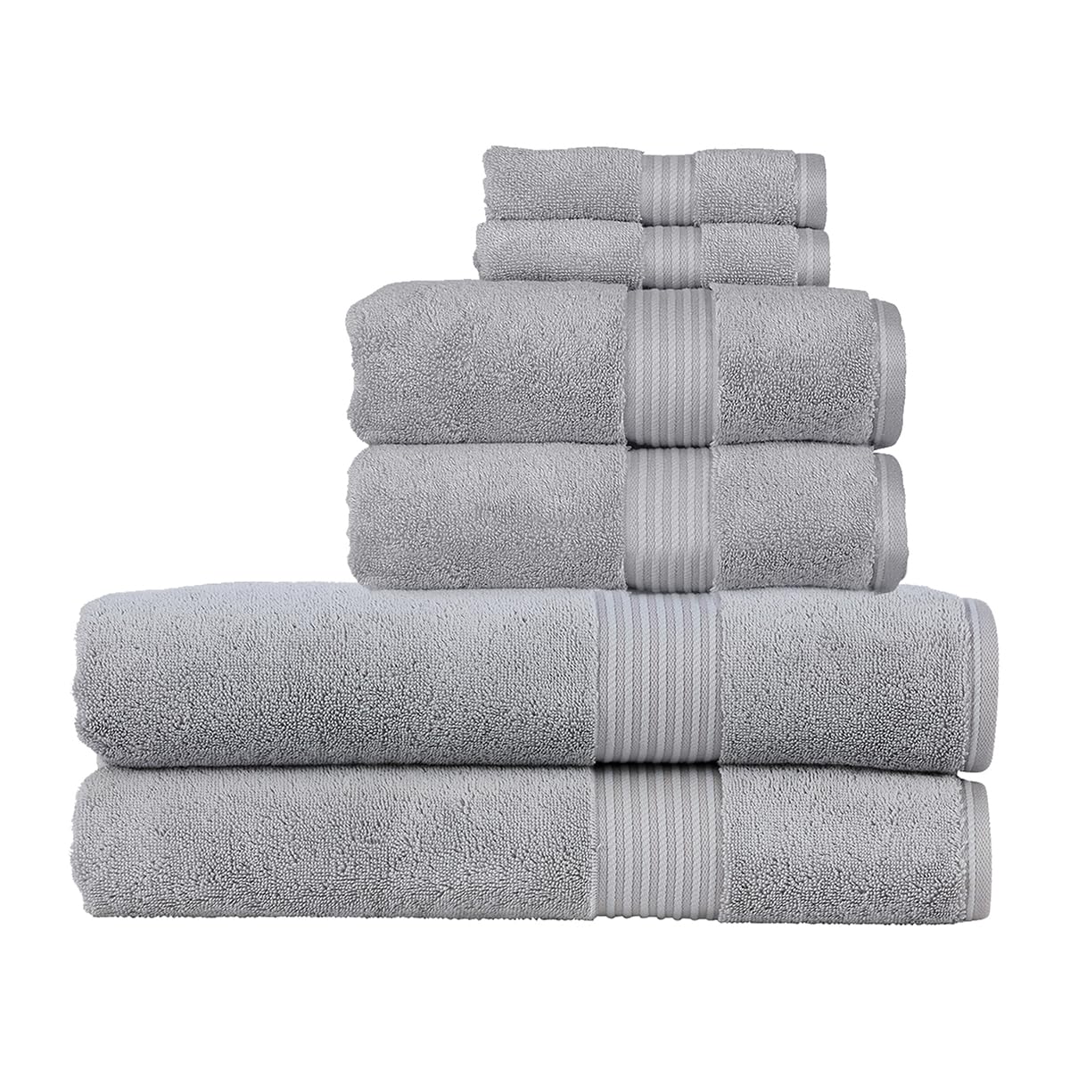 Christy Supreme Hygro 2 Hand Towels Set | Blush Pink | 100% Luxury Supima Cotton | Ultra Soft | Super Absorbent | 650GSM | Plush and Long Lasting — view 134
