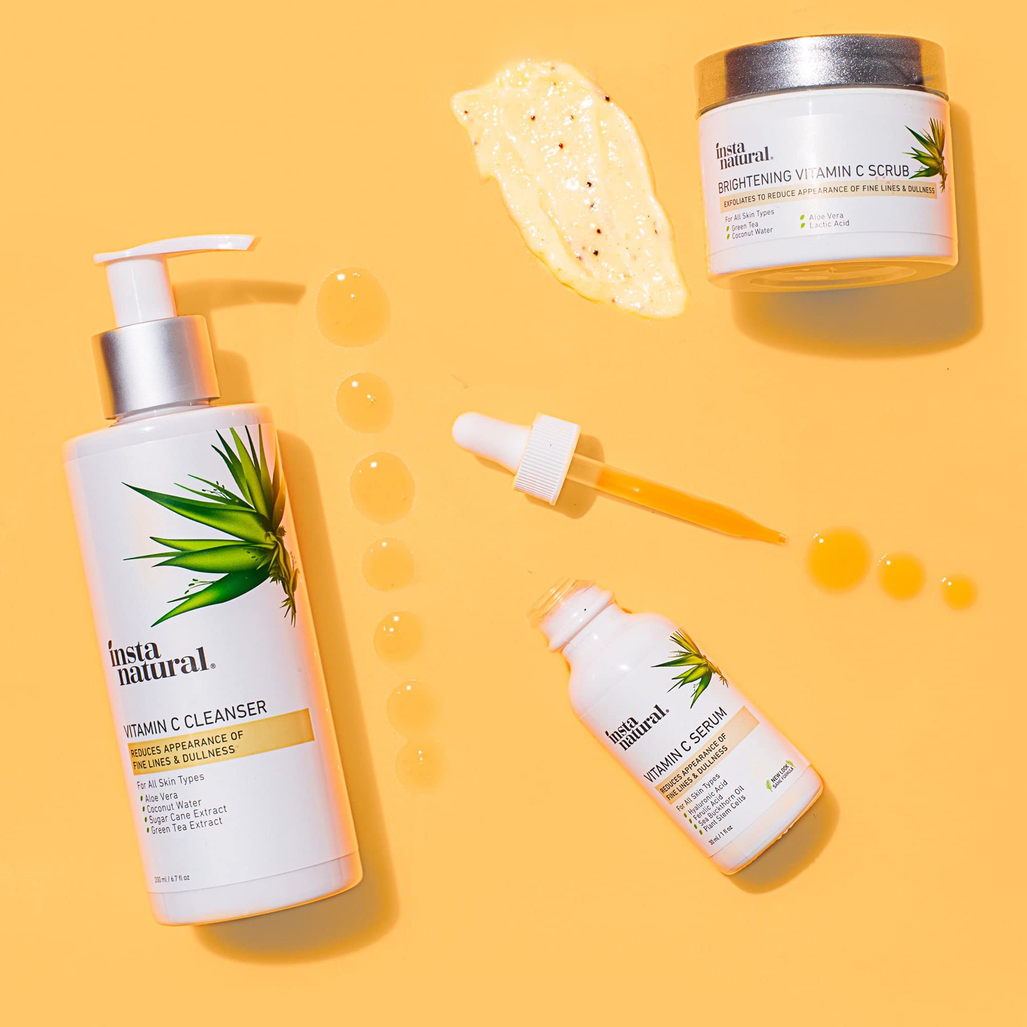 Vitamin C Cleanser Anti Aging Face Wash & Exfoliating Facial