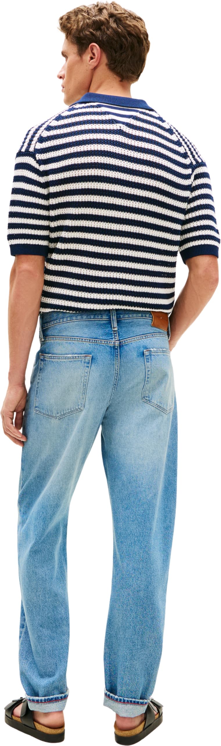 Tommy Hilfiger Herren Zugeschnitten Regular Tapered Harlem Taj Blue Mw0mw42326