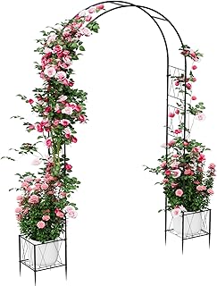 10 Outdoor Patio Trellis Ideas for Shade and Vertical Style 17 Metal Garden Arch Trellis for Climbing Plants Outdoor, Garden Arbors Arc...
