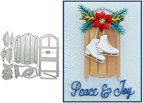 Skating Shoes Cabinet Metal Die Cuts for Card Making,Cutting Dies Cut Stencils for DIY Scrapbooking Photo Album Decorative Paper Crafting Embossing Template