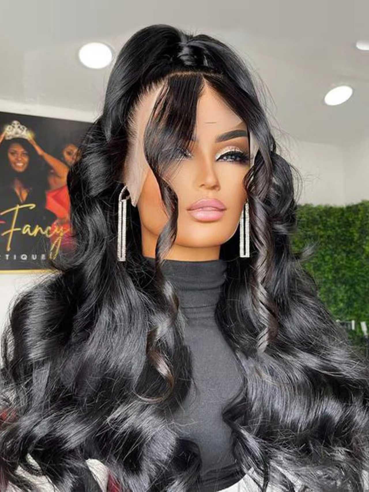 Amazon.com : Fongly 13x6 HD Lace Front Wigs Human Hair Pre 